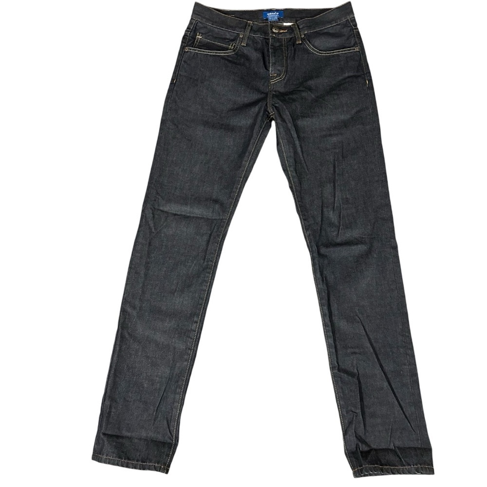 Adidas Men's Straight Leg Jeans Denim Dark Wash Blue W30xL32